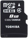 CARTE MEMOIRE 8GB TOSHIBA
