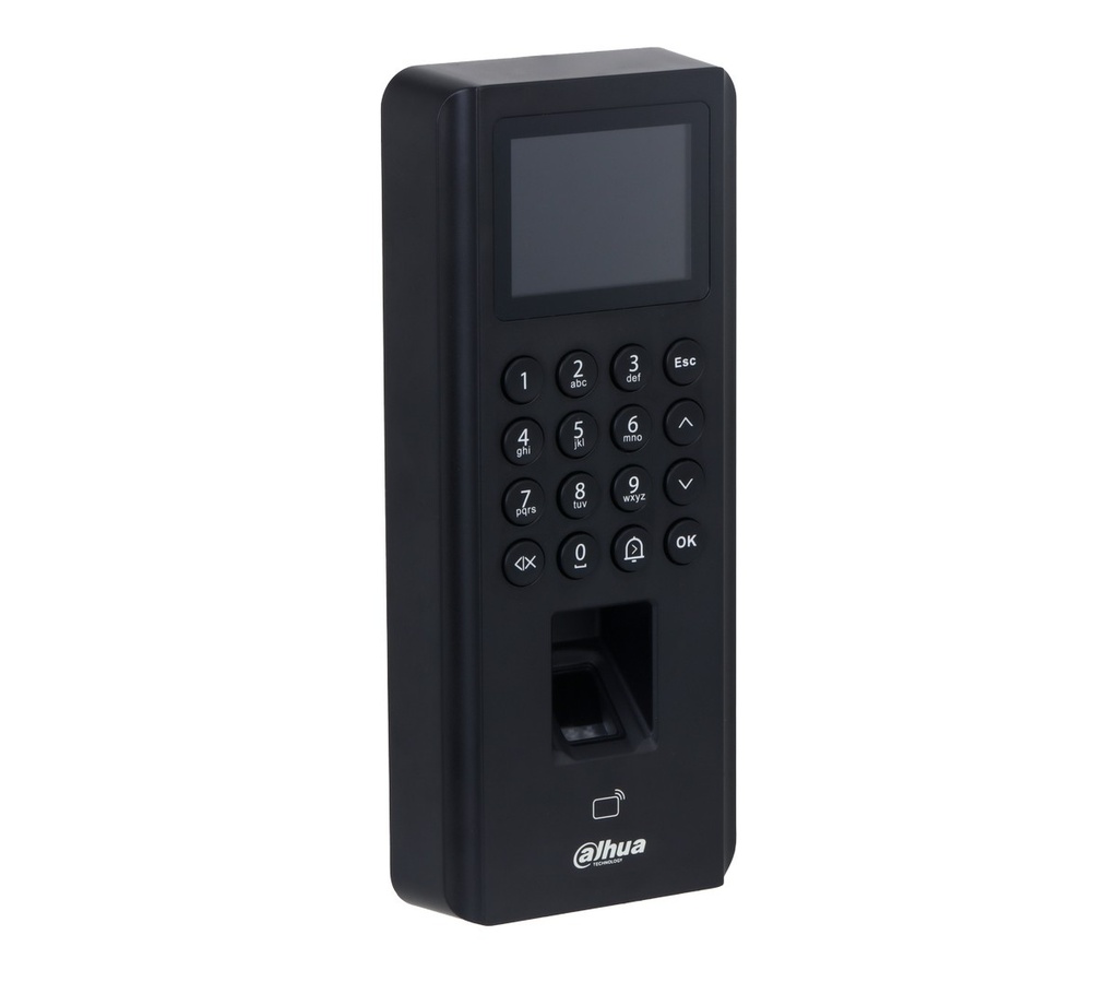 Terminal de contrôle d'accès - PoE - Bluetooth - Carte IC, mot de passe, empreinte digitale, télécommande