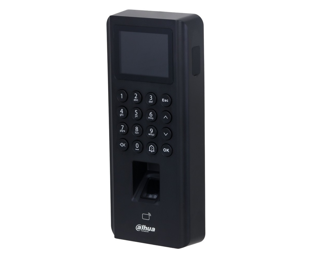 Terminal de contrôle d'accès - PoE - Bluetooth - Carte IC, mot de passe, empreinte digitale, télécommande