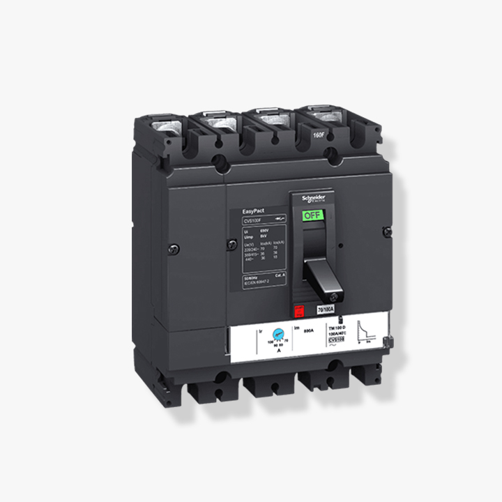 Disjoncteur NSX 4P 80A LV510316