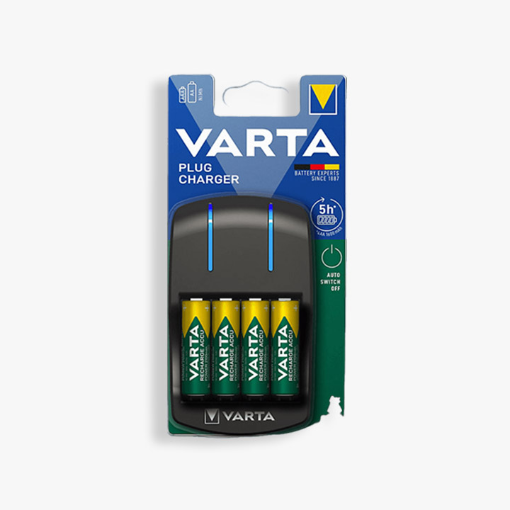 Chargeur de piles Varta 4 piles AA - R06