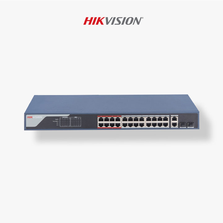 Switch HikVision 24 PoE 10/100 MBps Ethernet Smart Managed 