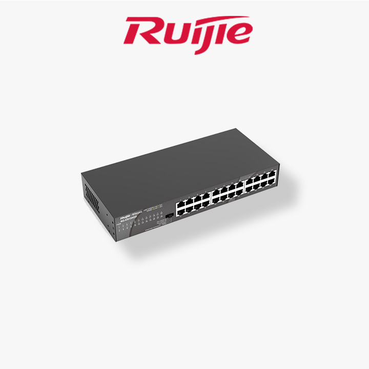 SWITCH RUIJIE 24 PORT GIGABIT UNMANAGED