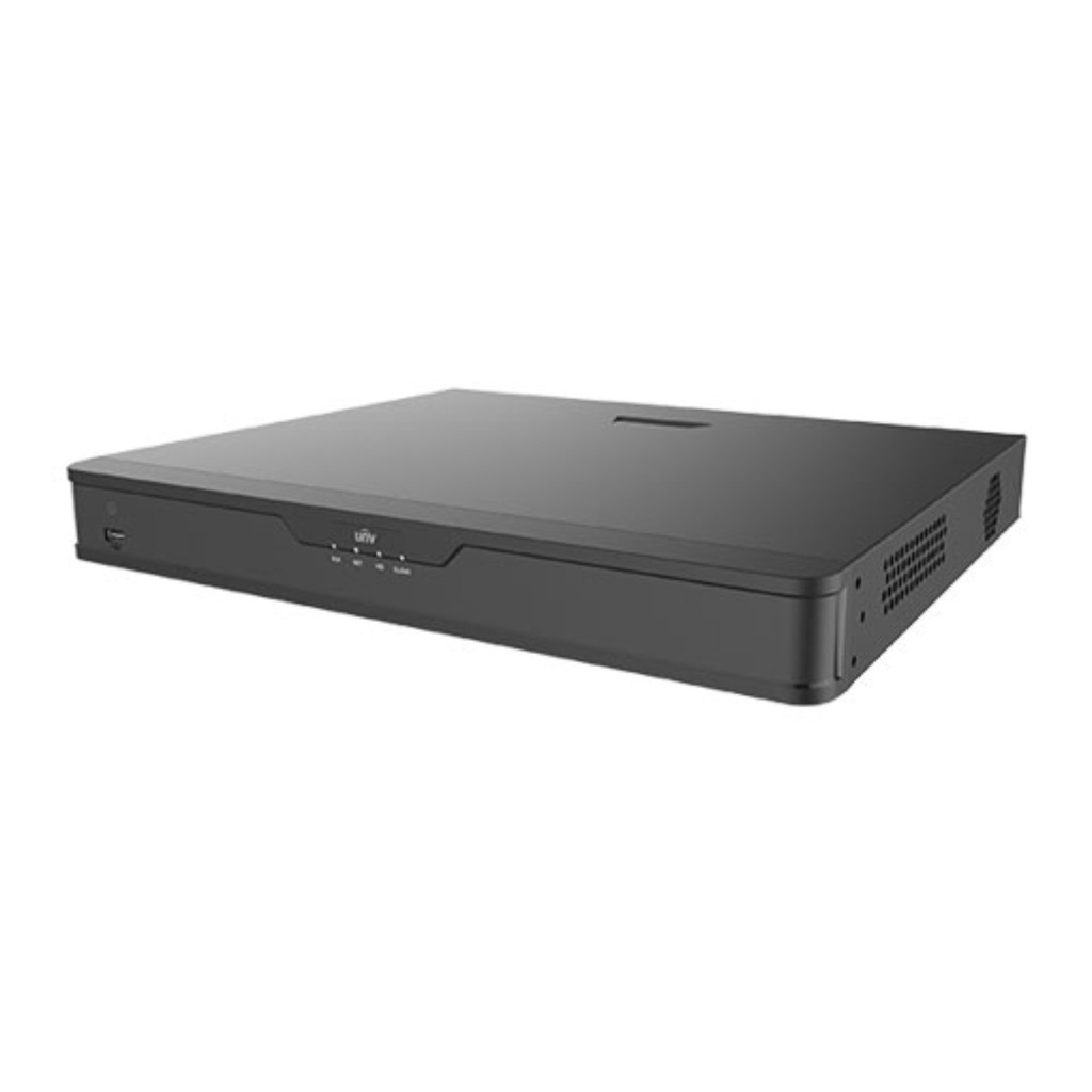 NVR Uniview 32CH 16 Port POE 4K 2HDD SATA 