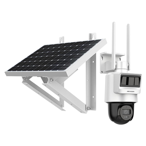 Camera solaire PTZ Hikvision 4MP 4G IR 30m Audio PIR+Radar