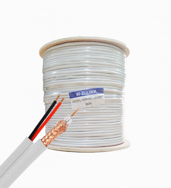 CABLE COIXIAL + DC KX7