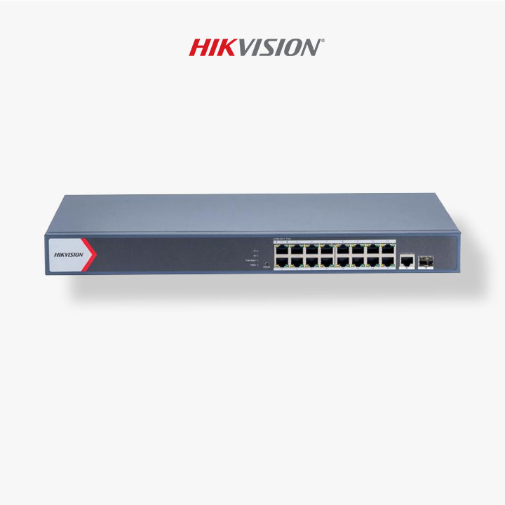 Switch HIKVISION 16 ports POE Gigabit SFP Smart Managed