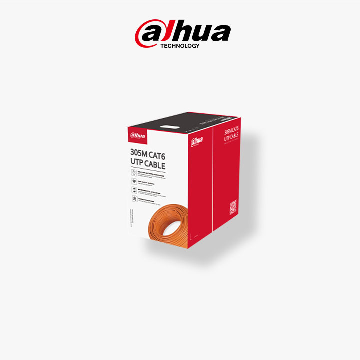 Cable Réseau Dahua CAT6 UTP 
