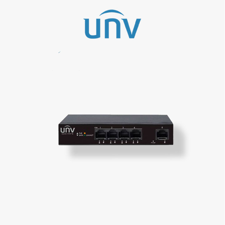 Switch Uniview 5 Ports Gigabit POE