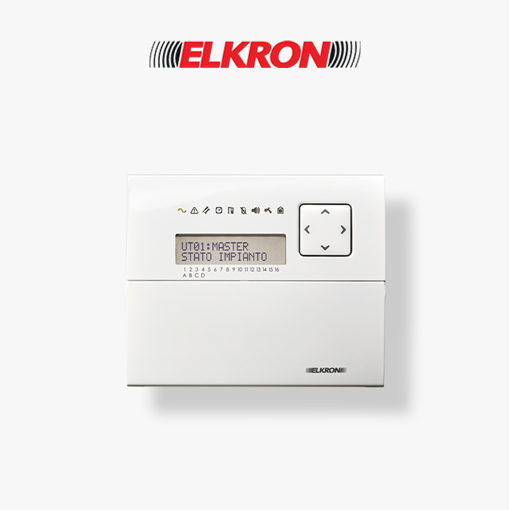 Clavier Alpha Numérique LCD Pour Système D'alarme Elkron   