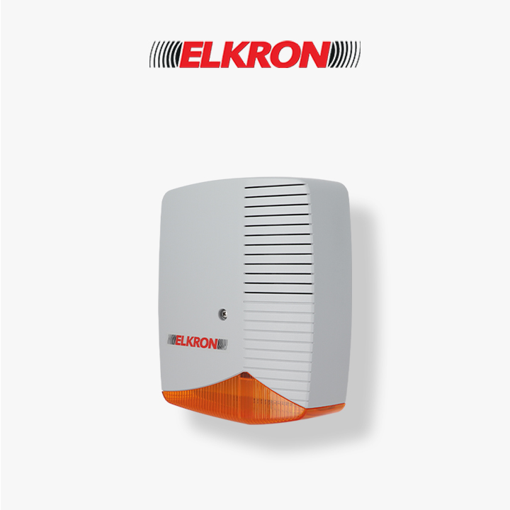 Sirène extérieure D'alarme filaire En Polycarbonate  Elkron 