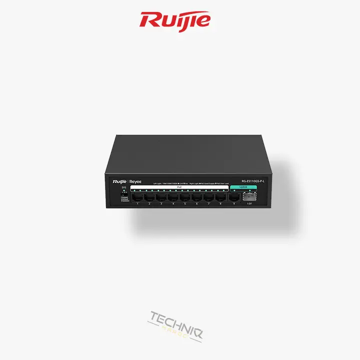 Switch Ruijie 10 Ports Gigabite POE +1 SFP