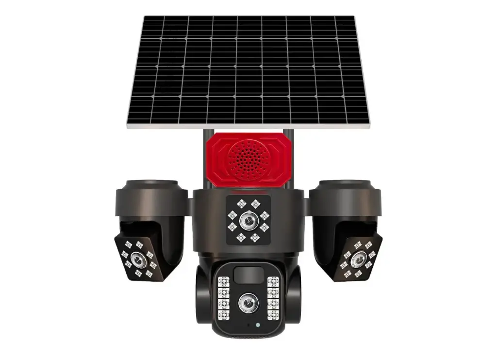 Camera Solaire 6K Wifi 4G 3 Lens