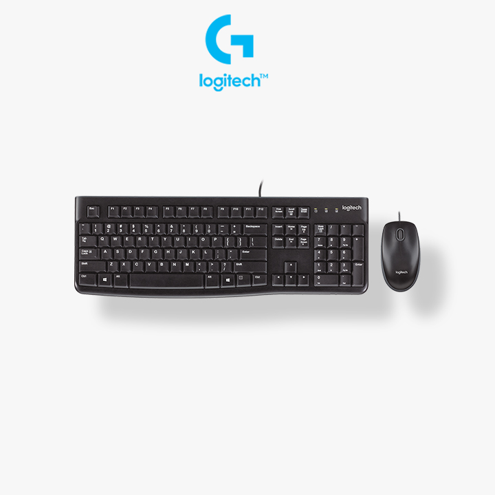 Ensemble Clavier et Souris avec Fil Logitech Mk120