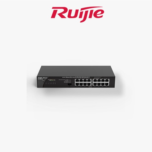 [RG-ES116G 16p] SWITCH RUIJIE 16 PORT 10/100/1000 Gigabit UNMANAGED