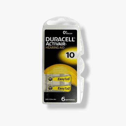 [DURACELL PR70] TABLEAU PILE AUDITIF DURACELL 10