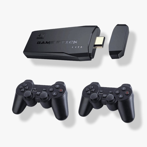 [Game stick manette] Game stick Lite 4k avec 2 mannettes sans fil pour Pc