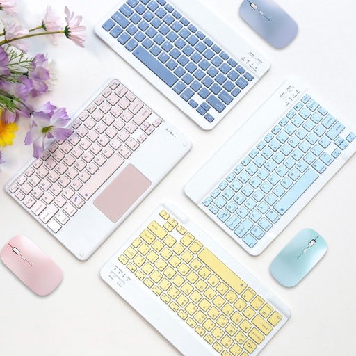 [mouse keyboard kit K-06] Ensemble Clavier et souris sans fil Mini Pad