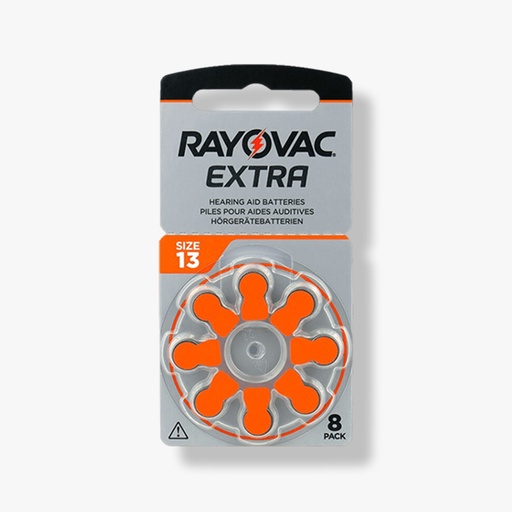 [HEARING AID BATTERIES] Tableau Pile Auditive Rayovac Extra 13