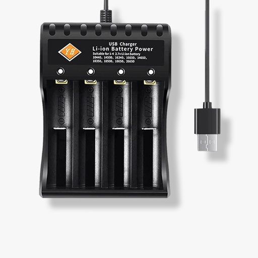 [yh-18650-4] Chargeur De Pile Universel