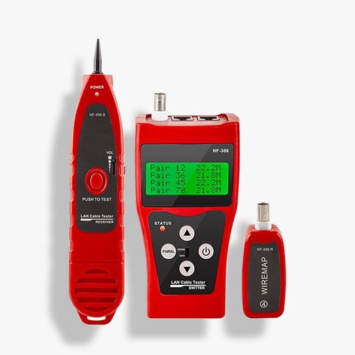 [wire fault locator nf-308] Testeur de câble réseau rechercheur de lignes et coaxiales NF-308