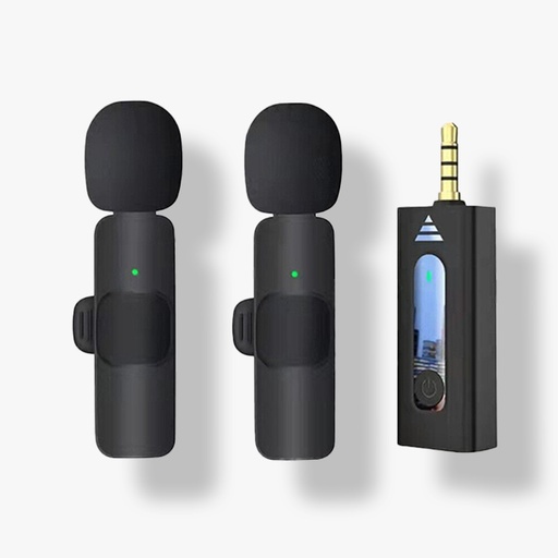 [MIC K35 2] Microphone sans fil K35 Jack 2 Pcs