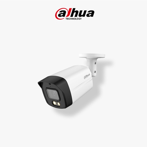 [DH-HAC-HFW1509TLMP-LED 5mp analogique] Camera Analogique DAHUA Full-Color 5MP Etanche Audio 40m