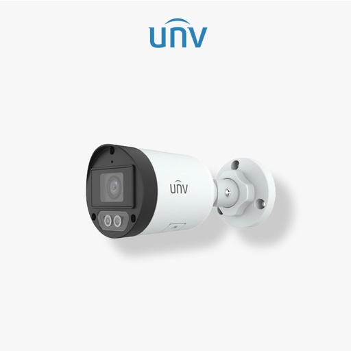 [UV-UAC-B128-ADF28MS  8mp analogique] Camera Analogique Uniview 8MP LightHunter Fixed IR Bullet 40M AUDIO