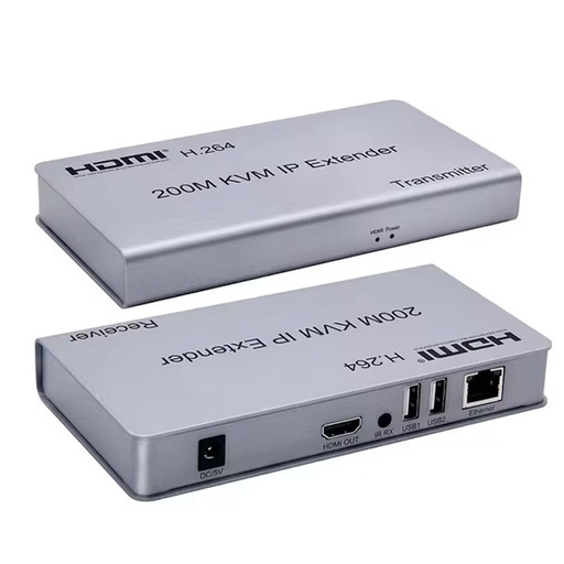 [HKV200  KVMIP EXTENDER] Extender HDMI 200M KVM IP
