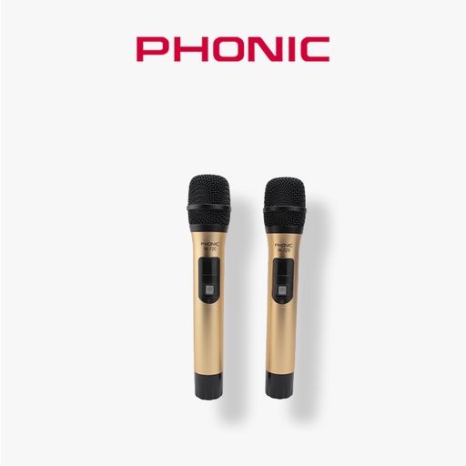 [W-720] Microphone Sans Fil Phonic Professionnel Double Wireless W-720  