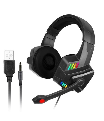 [Casque gaming KR-GM304] Casque de jeu avec microphone KR-GM304