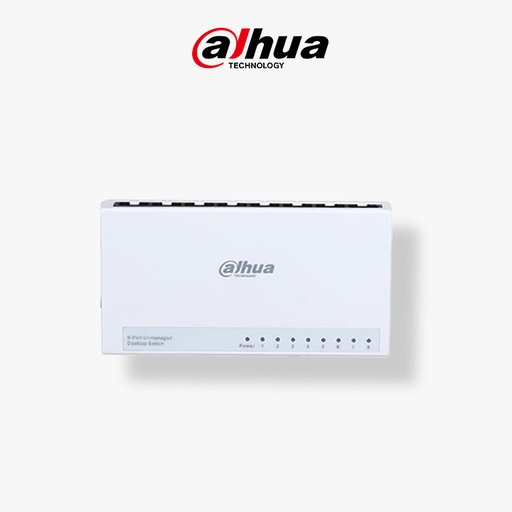 [DH-PFS3008-8GT-L] Switch Dahua 8 Ports Gigabit Unmanageable