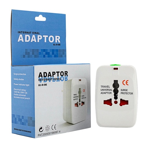 [ADAPTATEUR Universel PAT200930196087.4 prise] Adaptateur international tout en un