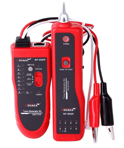 [NF-806R WIRE TRACKER 074-0806] Testeur de Câble Réseau et Localisatrice RJ45 RJ11