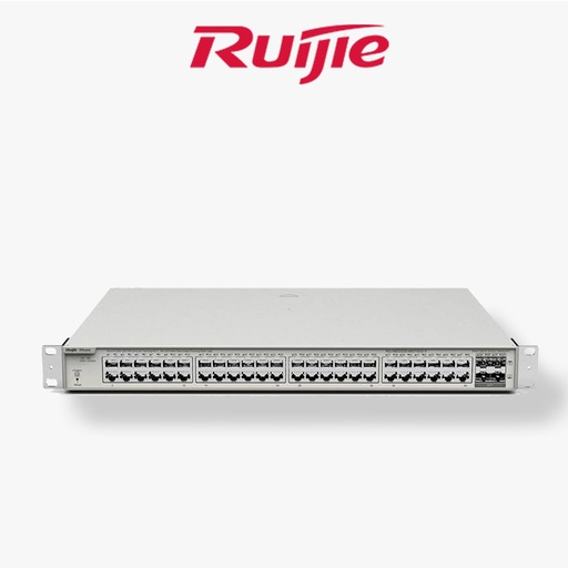 [RG-NBS3200-48GT4XS-P] Switch Ruijie PoE 48 Ports Managed Gigabit 4 Ports SFP