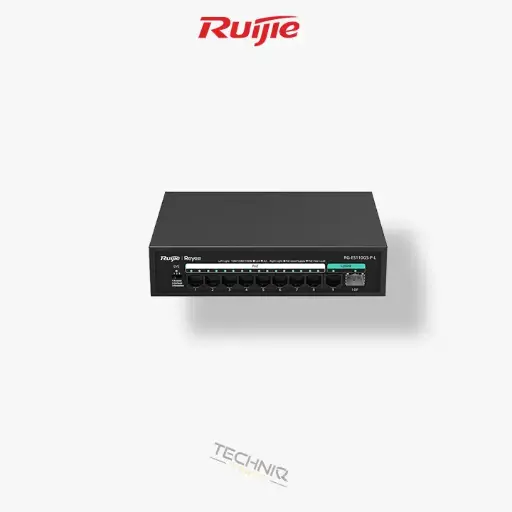[RG-ES110GS-P-L] Switch Ruijie 10 Ports Gigabite POE +1 SFP