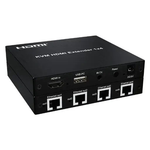 [WDEX1X4 KVM HDMI EXTENDER 1X4] Extendeur HDMI WDLink 1x4 KVM 