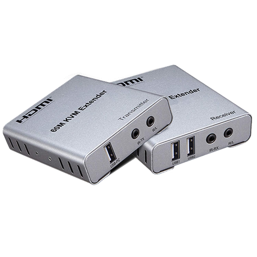 Extendeur HDMI 60m KVM 4K – Image Ultra HD + USB
