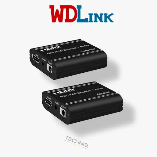 [wdex60] Extendeur HDMI WDLINK 60m Avec Audio  