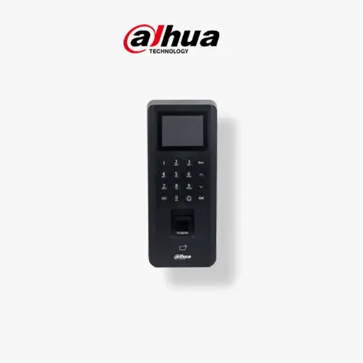[DHI-ASI2212J-PW] Terminal de contrôle d'accès PoE Dahua (Bluetooth - Carte IC, mot de passe, empreinte digitale, télécommande)