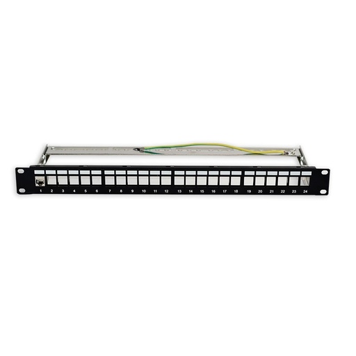 PANNEAU DE BRASSAGE 24P MODULAIRE CAT6a