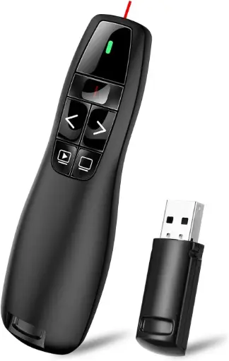 [POINTEUR 2.4G laser pointer] Pointeur Laser et Télécommande de Présentation Sans Fil 2.4 GHz 